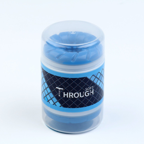 Синий сквозной мастурбатор Through SOFT Синий сквозной мастурбатор Through SOFT