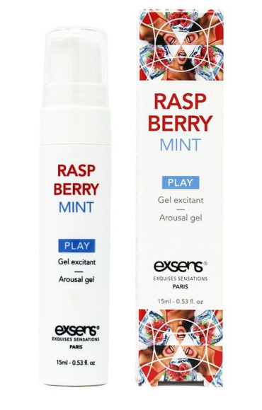 Возбуждающий гель Raspberry Mint с ароматом малины и мяты - 15 мл. Возбуждающий гель Raspberry Mint с ароматом малины и мяты - 15 мл.