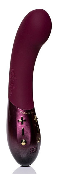 Фиолетовый вибратор Kurve с двумя моторами - 19,4 см. Фиолетовый вибратор Kurve с двумя моторами - 19,4 см.