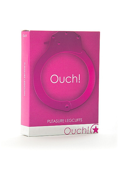 Розовые оковы на ноги Pleasure Legcuffs