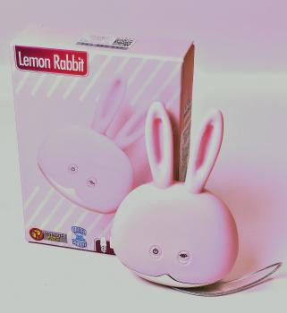 Розовый вибромассажер с ушками Lemon Rabbit Розовый вибромассажер с ушками Lemon Rabbit