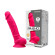 Розовый фаллоимитатор Model 1 с мошонкой - 23 см. Розовый фаллоимитатор Model 1 с мошонкой - 23 см.
