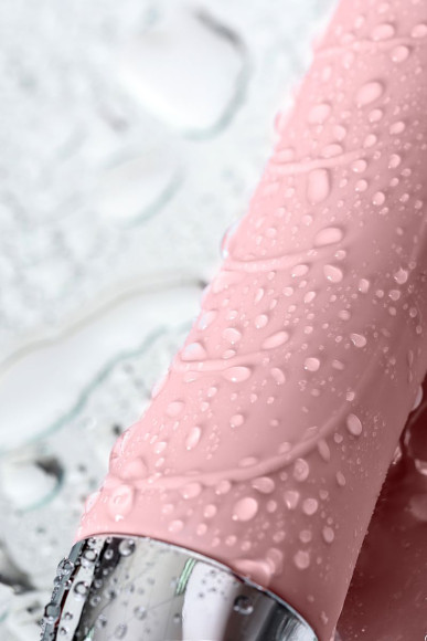 Розовый силиконовый вибратор с функцией нагрева и пульсирующими шариками FAHRENHEIT - 19 см. Розовый силиконовый вибратор с функцией нагрева и пульсирующими шариками FAHRENHEIT - 19 см.