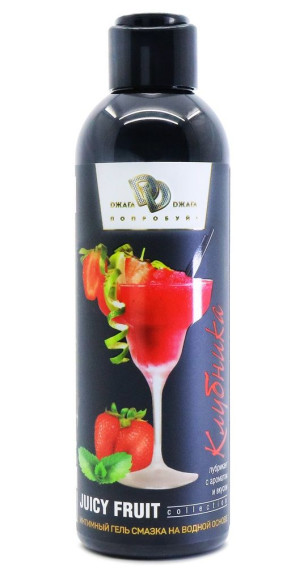 Интимный гель-смазка JUICY FRUIT с ароматом клубники - 200 мл. Интимный гель-смазка JUICY FRUIT с ароматом клубники - 200 мл.