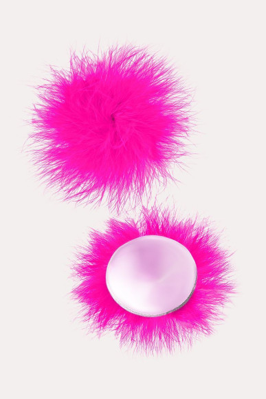 Соблазнительные круглые пэстис с пухом Соблазнительные круглые пэстис с пухом