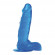 Синий фаллоимитатор JELLY DILDO REAL RAPTURE BLUE 7.5 - 19 см.
