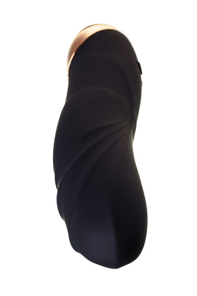 Чёрный вибратор WANAME Storm со стимулирующими рёбрами - 22,5 см. Чёрный вибратор WANAME Storm со стимулирующими рёбрами - 22,5 см.