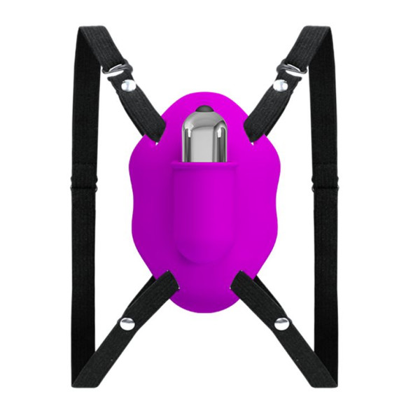 Нежный вибростимулятор для клитора Love Rider на ремешках Нежный вибростимулятор для клитора Love Rider на ремешках