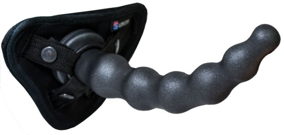 Чёрная насадка BALLS 3 - 22 см. Чёрная насадка BALLS 3 - 22 см.