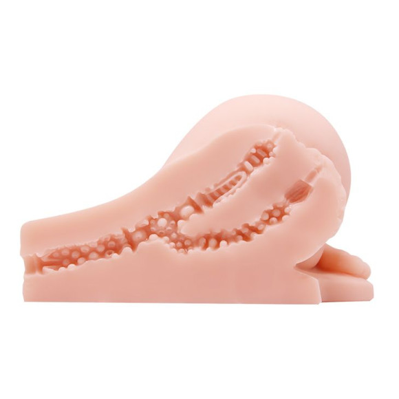 Реалистичная попка с 2 любовными тоннелями и вибрацией Реалистичная попка с 2 любовными тоннелями и вибрацией