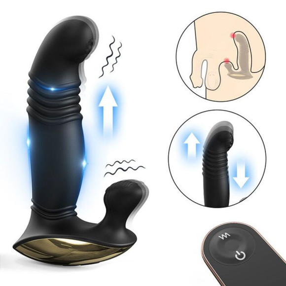 Черный массажер простаты The Eye of Horus-RСT - 14,4 см. Черный массажер простаты The Eye of Horus-RСT - 14,4 см.