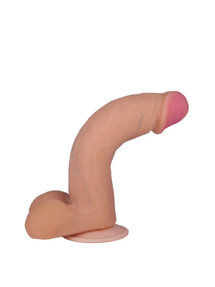 Телесный фаллоимитатор на присоске F&F BEST COCK 7 - 20 см. Телесный фаллоимитатор на присоске F&F BEST COCK 7 - 20 см.