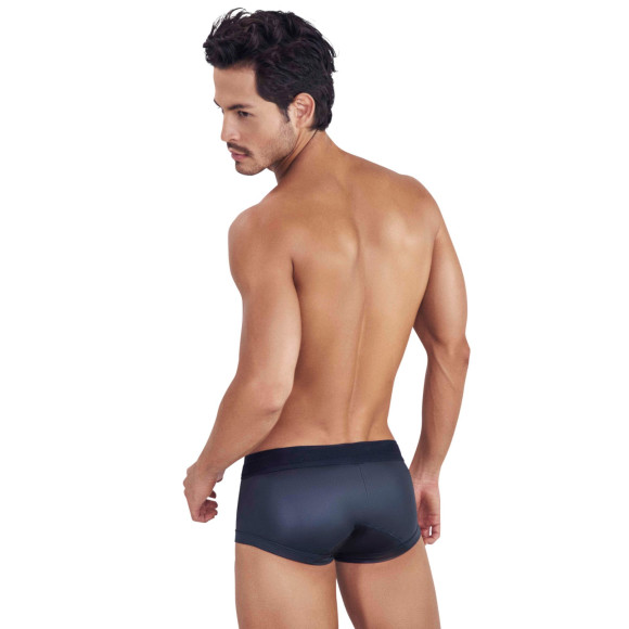 Черные мужские трусы-хипсы с декоративным пояском Misty Trunks Черные мужские трусы-хипсы с декоративным пояском Misty Trunks