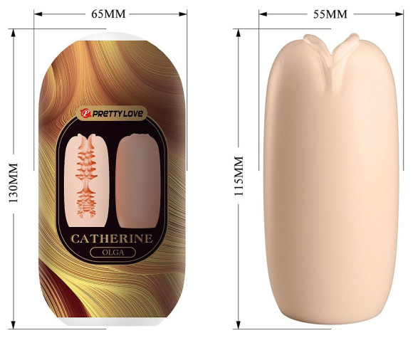 Телесный мастурбатор-вагина Olga Телесный мастурбатор-вагина Olga