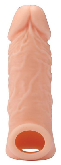 Телесная насадка EXTENDER WITH BALL STRAP 5.5 - 14 см. Телесная насадка EXTENDER WITH BALL STRAP 5.5 - 14 см.