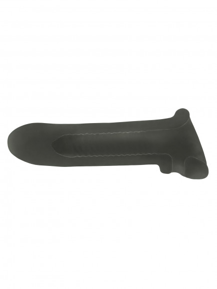 Черный фаллоудлинитель Titan - 16,5 см.