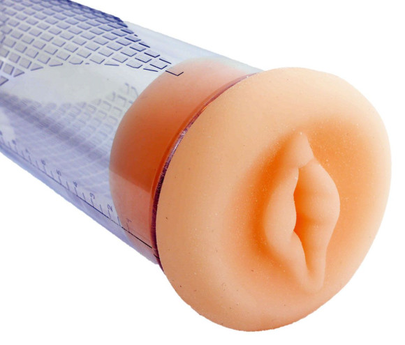 Телесный уплотнитель для вакуумной помпы в виде вагины