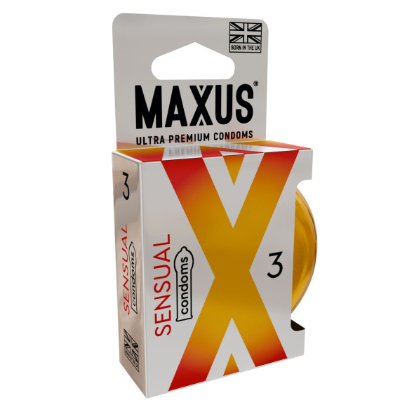 Презервативы анатомической формы Maxus Sensual - 3 шт. Презервативы анатомической формы Maxus Sensual - 3 шт.