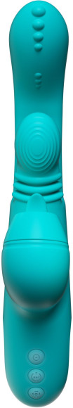 Зеленый инновационный вибратор-кролик Sensa Sway с технологией массажа на 360 градусов - 25 см. Зеленый инновационный вибратор-кролик Sensa Sway с технологией массажа на 360 градусов - 25 см.