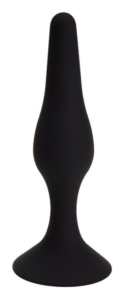 Черная анальная пробка Gravity - 15,5 см. Черная анальная пробка Gravity - 15,5 см.