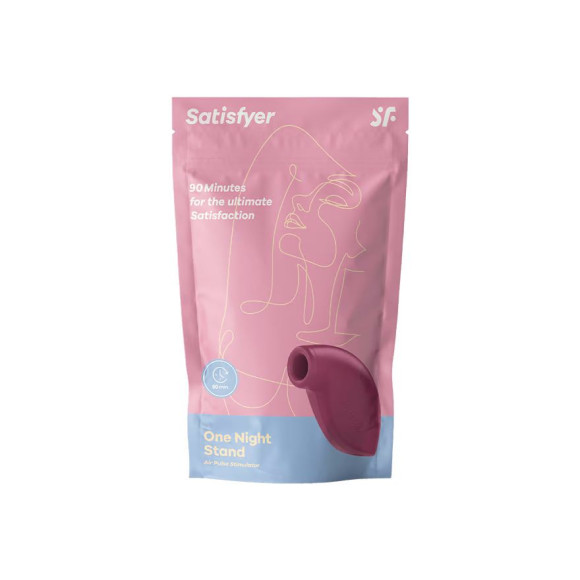 Красный вакуум-волновой бесконтактный стимулятор клитора Satisfyer One Night Stand Красный вакуум-волновой бесконтактный стимулятор клитора Satisfyer One Night Stand