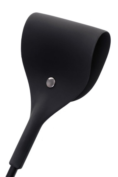 Черный гладкий стек с тонкой ручкой - 48 см. Черный гладкий стек с тонкой ручкой - 48 см.