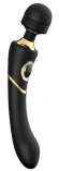 Черный жезловый вибратор MONICA - 24,1 см. Черный жезловый вибратор MONICA - 24,1 см.
