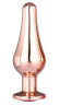 Золотистая анальная пробка с кристаллом Rose Gold Pleasure Plug S - 9 см. Золотистая анальная пробка с кристаллом Rose Gold Pleasure Plug S - 9 см.