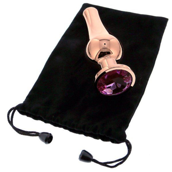 Золотистая анальная пробка с кристаллом Rose Gold Pleasure Plug S - 9 см. Золотистая анальная пробка с кристаллом Rose Gold Pleasure Plug S - 9 см.