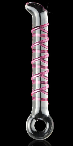 Стеклянный вибратор ICICLES № 4 - 17,8 см.