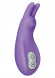 Сиреневый вибромассажер-заяц FUZZ THE ULTIMATE RABBIT - 12 см.