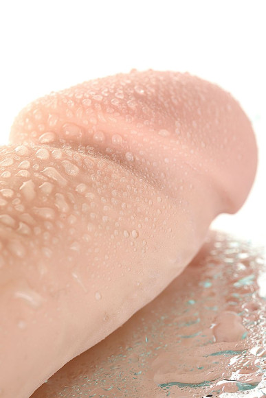 Телесный ротатор-реалистик Elite на присоске - 21 см. Телесный ротатор-реалистик Elite на присоске - 21 см.