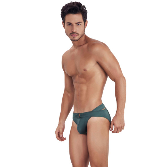 Зеленые мужские трусы-брифы с поясом Flashing Brief Зеленые мужские трусы-брифы с поясом Flashing Brief