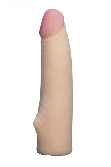 Телесная насадка Harness из неоскин - 18,5 см.