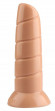 Телесный винтовой анальный фаллоимитатор - 19,5 см. Телесный винтовой анальный фаллоимитатор - 19,5 см.