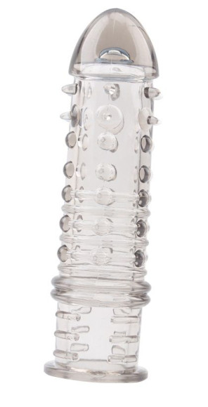 Дымчатая насадка на пенис Swirls Sleeve - 16 см. Дымчатая насадка на пенис Swirls Sleeve - 16 см.