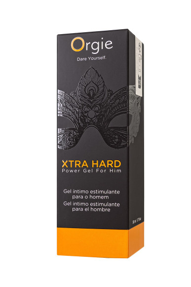 Возбуждающий крем для мужчин ORGIE Xtra Hard Power Gel for Him - 50 мл. Возбуждающий крем для мужчин ORGIE Xtra Hard Power Gel for Him - 50 мл.