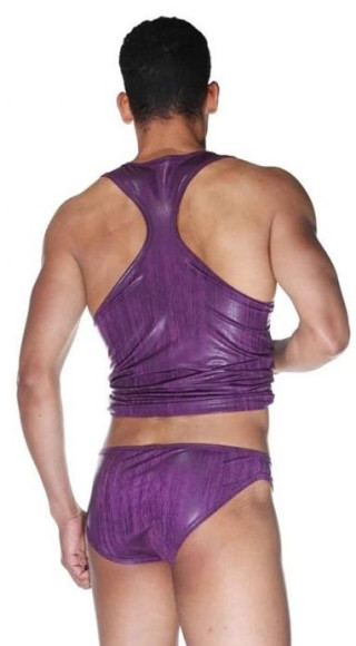 Комплект мужской: майка и слипы на молнии Комплект мужской: майка и слипы на молнии