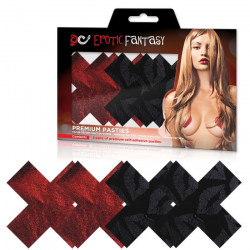 Красные и черные пэстисы-кресты STOLEN KISSES Красные и черные пэстисы-кресты STOLEN KISSES