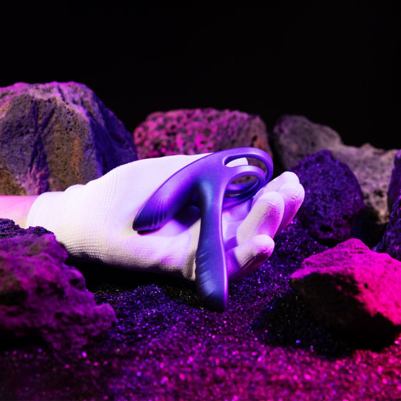 Фиолетовое эрекционное виброкольцо с клиторальной подушечкой Infinity Ignite Фиолетовое эрекционное виброкольцо с клиторальной подушечкой Infinity Ignite