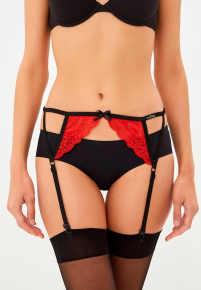 Интригующий кружевной пояс для чулок Интригующий кружевной пояс для чулок