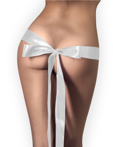 Белая атласная лента для ролевых игр