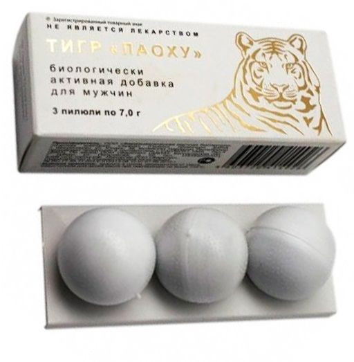 Биологически активная добавка для мужчин Тигр Лаоху - 3 пилюли (7 гр.) Биологически активная добавка для мужчин Тигр Лаоху - 3 пилюли (7 гр.)