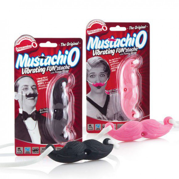 Розовые силиконовые виброусы THE Mustachio Розовые силиконовые виброусы THE Mustachio