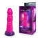 Розовый рельефный фантазийный фаллоимитатор - 20 см. Розовый рельефный фантазийный фаллоимитатор - 20 см.
