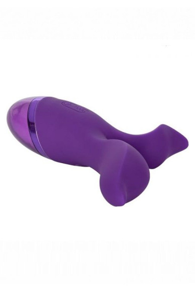 Фиолетовый раздвоенный вибромассажер Aura Duo Фиолетовый раздвоенный вибромассажер Aura Duo