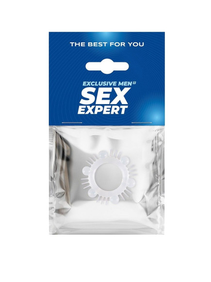 Эластичное эрекционное кольцо с шипиками и шариками Эластичное эрекционное кольцо с шипиками и шариками