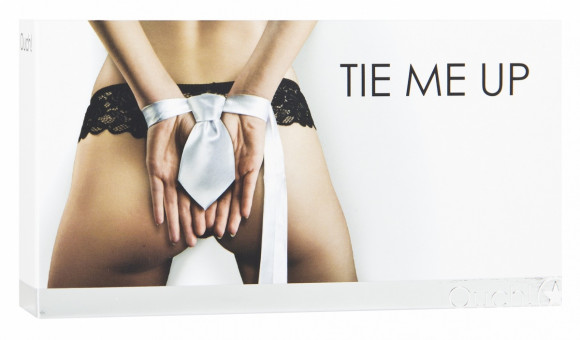 Белая лента-галстук для бандажа Tie Me Up Белая лента-галстук для бандажа Tie Me Up