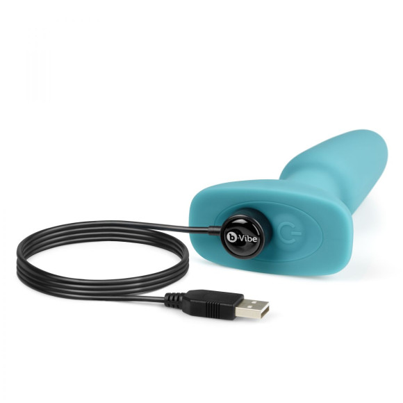 Голубая вибропробка с ротацией шариков RIMMING REMOTE CONTROL PLUG TEAL - 15,2 см. Голубая вибропробка с ротацией шариков RIMMING REMOTE CONTROL PLUG TEAL - 15,2 см.