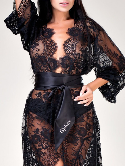 Роскошное женское кимоно из невесомого кружева Роскошное женское кимоно из невесомого кружева
